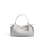 Handtasche aus echtem Leder, neues Nischen-Design 2025, modische Kissen-Tasche aus Rindsleder, einfache Umhängetasche für Damen