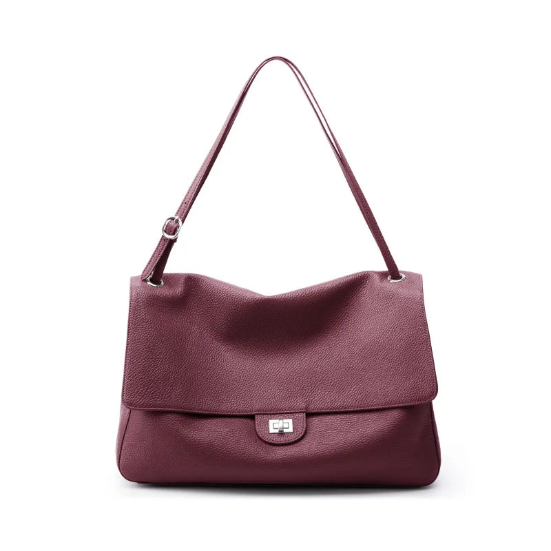 Umhängetasche aus echtem Top-Grain-Leder – Koreanischer Stil