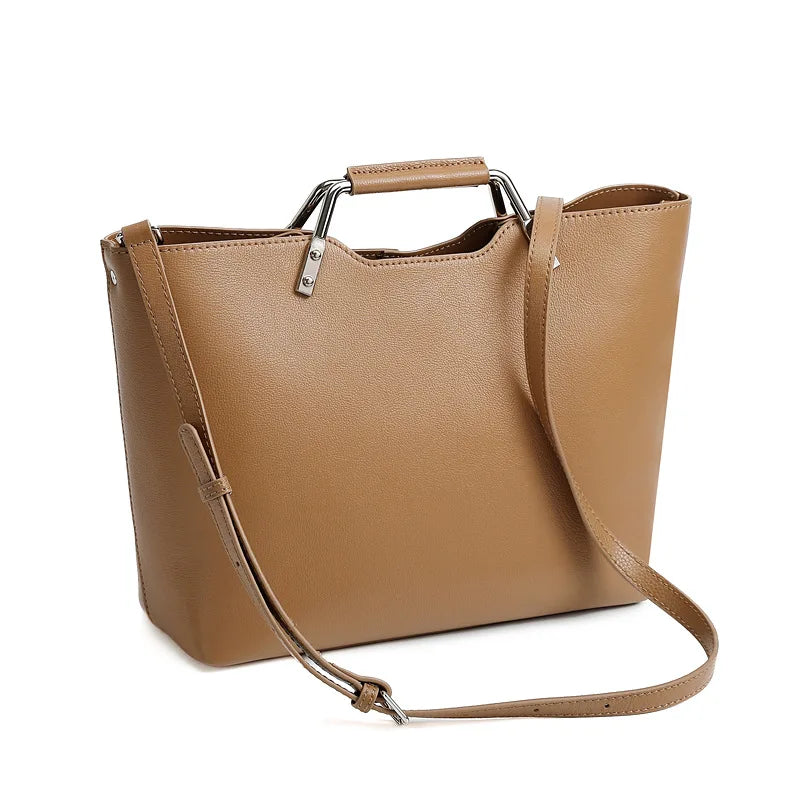 Sac Satchel Cuir Vache Véritable Doublure Coton
