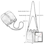 Sac seau Femme en cuir PU Froncé – Cordon & Fermeture Magnétique MYNELIA