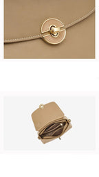 Sac tote fuir véritable fait main – Kaki & Bleu