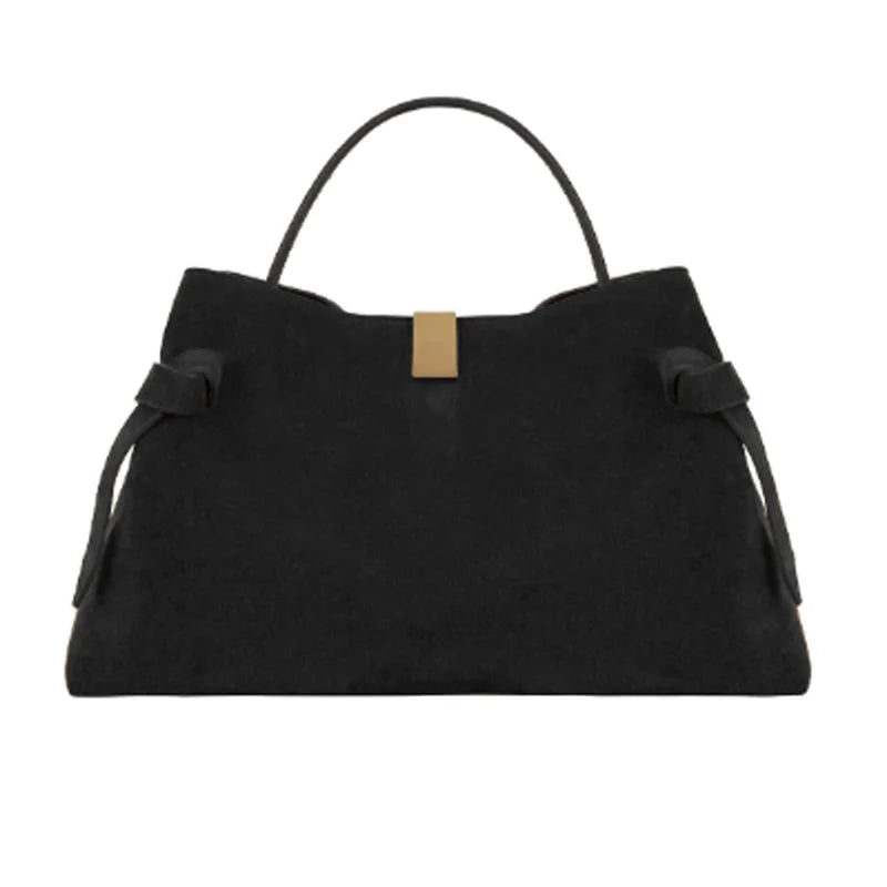 Grand sac Tote femme Daim & Cuir PU – Style casual chic