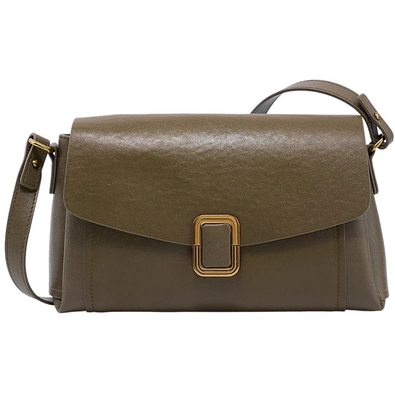 Sac à main bandoulière cuir véritable femme – Style Rétro