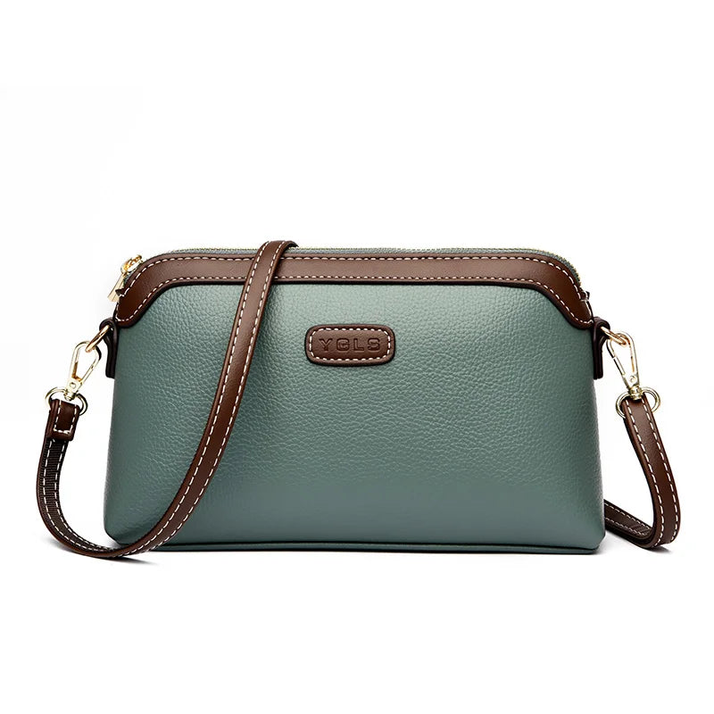 Sac à main bandoulière cuir véritable Femme — L’Essentiel Luxueux MYNELIA