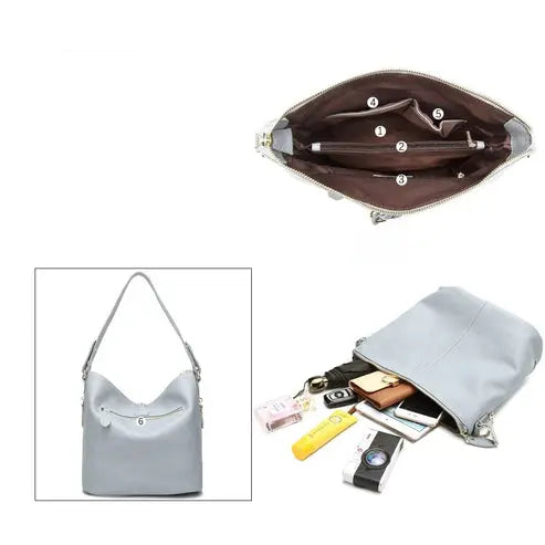 Sac à main élégant en cuir MYNELIA