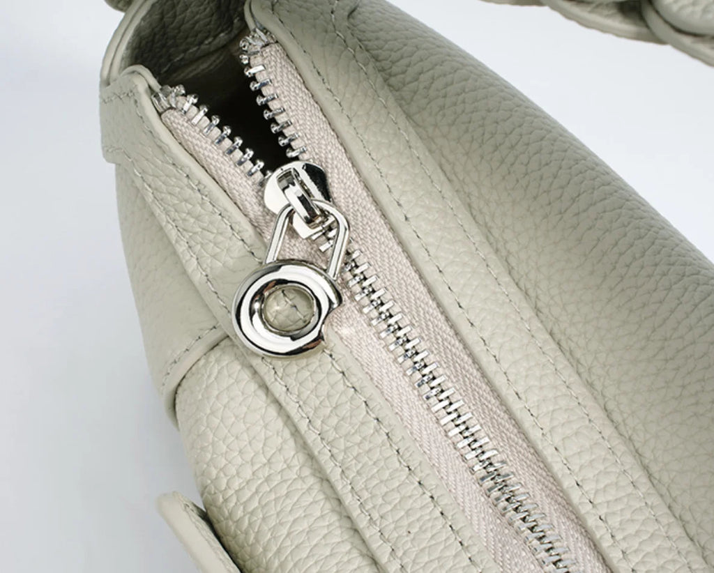 Sac à main cuir vachette femme–Vintage compartimenté Style chic