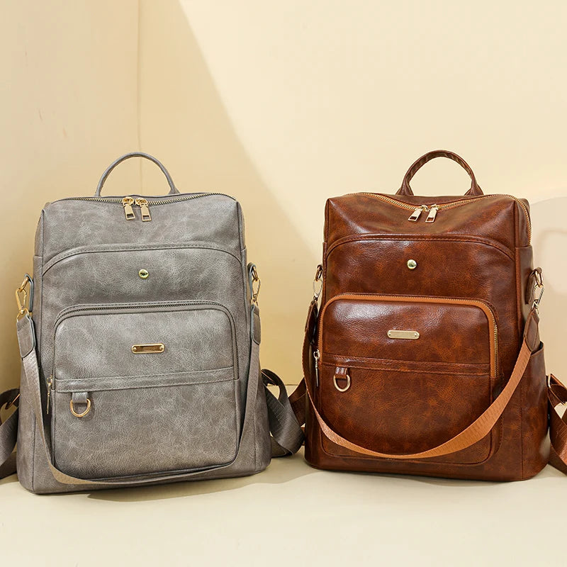 Sac à dos PU – Décoratifs grande capacité Casual