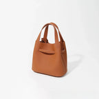 Sac seau cuir vache première couche – Style street chic MYNELIA