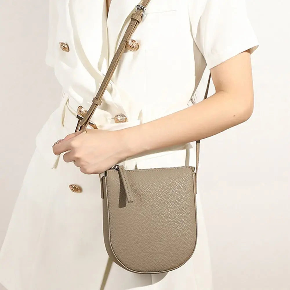 Sac  à bandoulièremotif Litchi – Bandoulière & Épaule