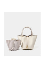 Sac Seau en Cuir Togo – Panier Souple Femme, 22 cm MYNELIA
