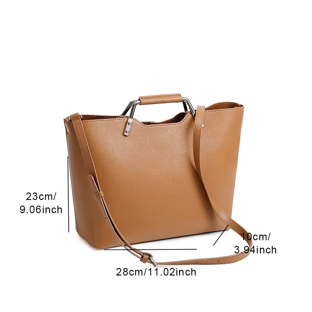 Sac Satchel Cuir Vache Véritable Doublure Coton