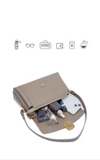 Sac à main bandoulière cuir véritable femme – Style Rétro