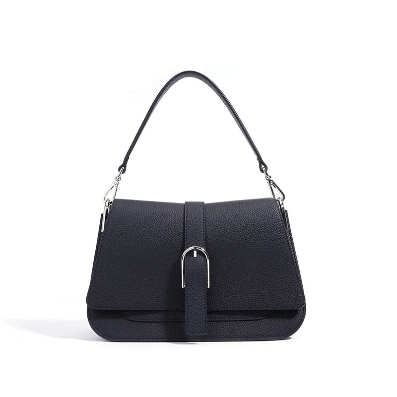 Sac bucket en cuir véritable souple – Doublure Cuir, Fermeture Hasp