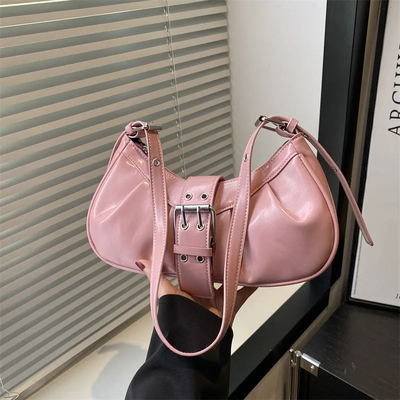Sac bandoulière Hobo- PU Brillant MYNELIA