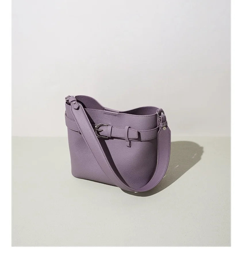 Sac seau cuir véritable – Style Coréen