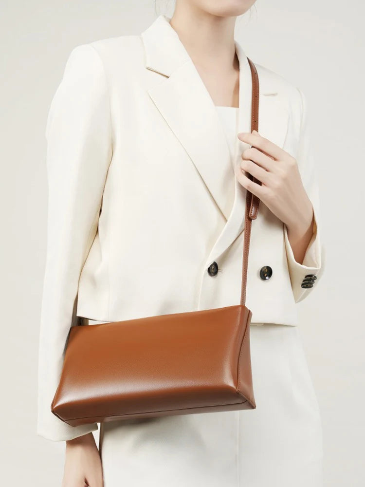 Sac à main cuir véritable – Anse & Bandoulière