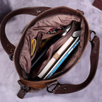 Sac tote cuir PU souple Style Vintage – Grande Capacité & Élégance Casual