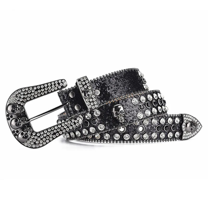 Ceinture à Strass Style Cowboy— Hip Hop & Rock MYNELIA