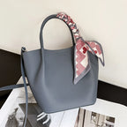 Sac Tote Cuir Véritable Ruban Décoratif Espaces Intérieurs