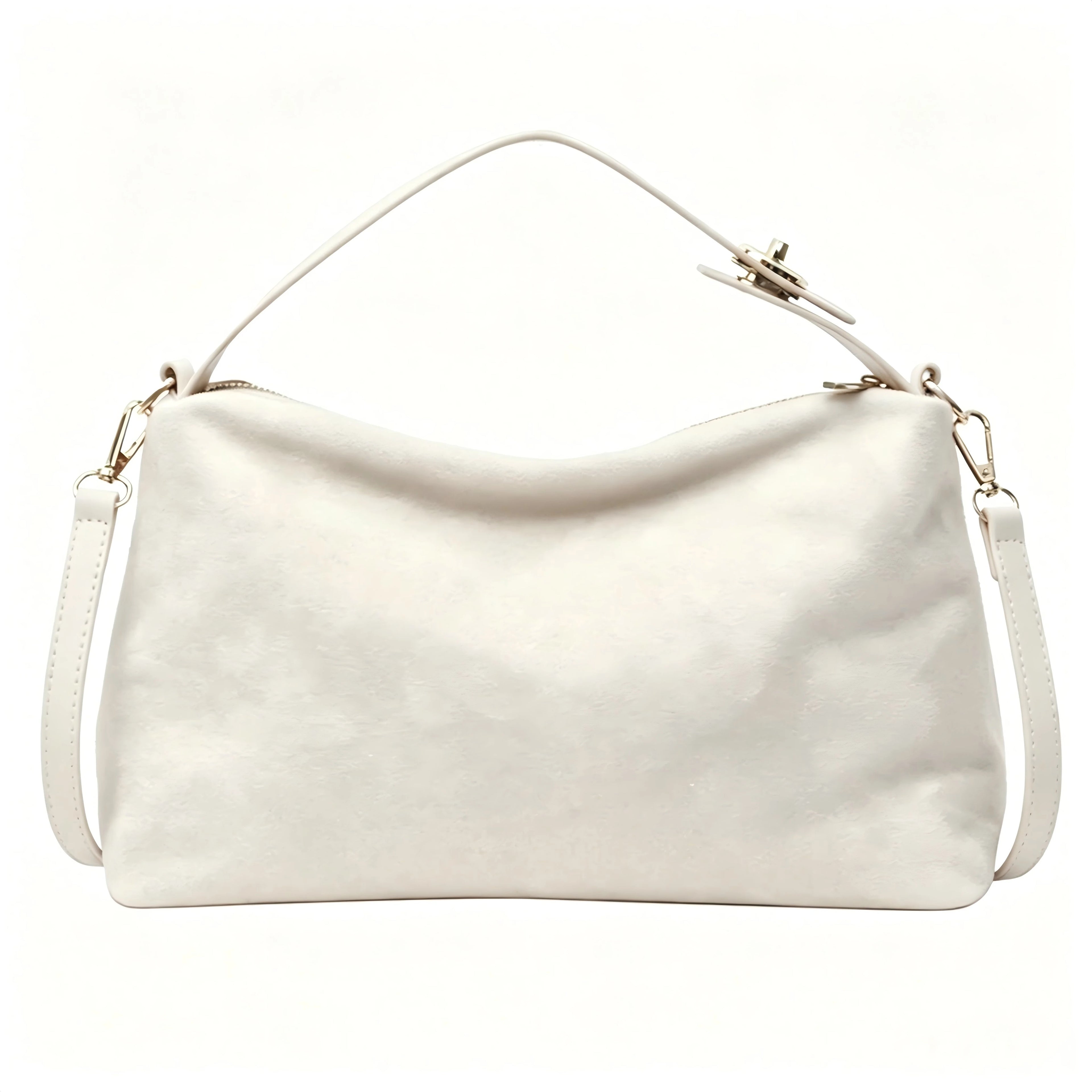 Sac Tote coton lait – Silhouette rétro lignes Épurées texture naturelle
