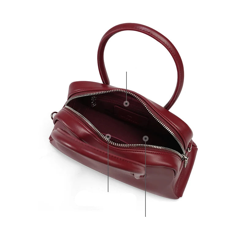 Sac Tote La Festin Cuir Refendu Fashion – Bandoulière & Croisé