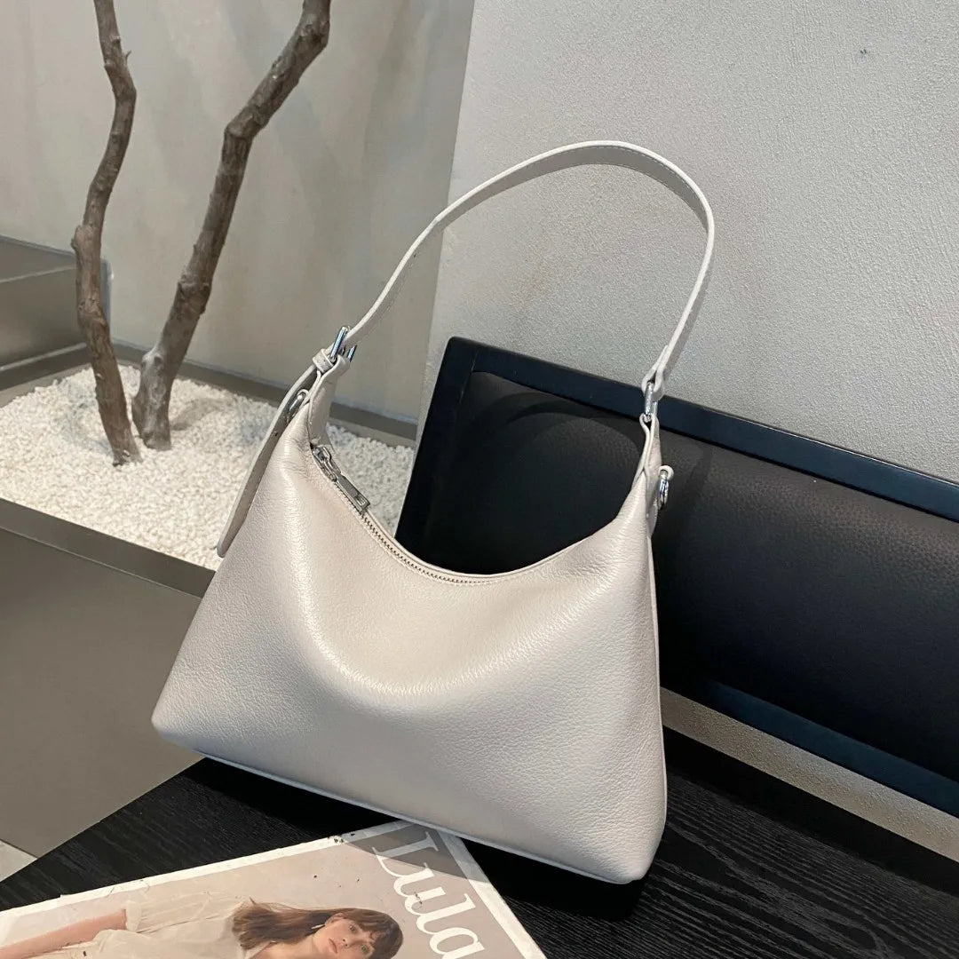 Sac Cuir Première Couche Natural Texture Organique