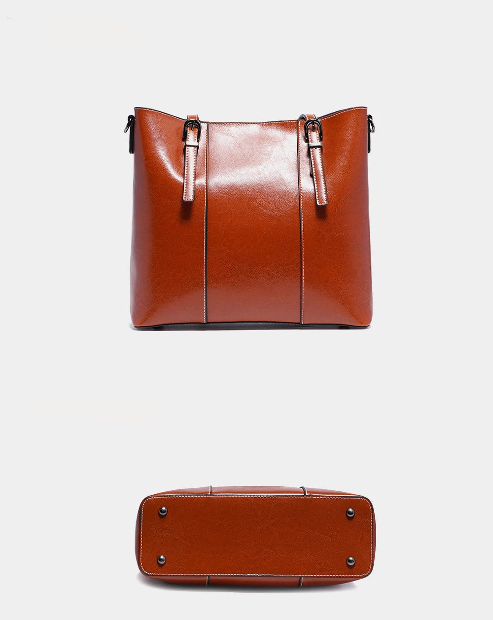 Sac  à main Tote cuir véritable Femme – Compartiment Ordi & Voyage