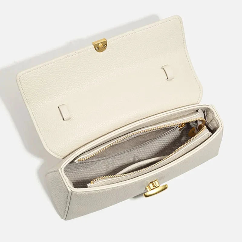 Sac à main cuir véritable– Pochette enveloppe Chic bandoulière MYNELIA