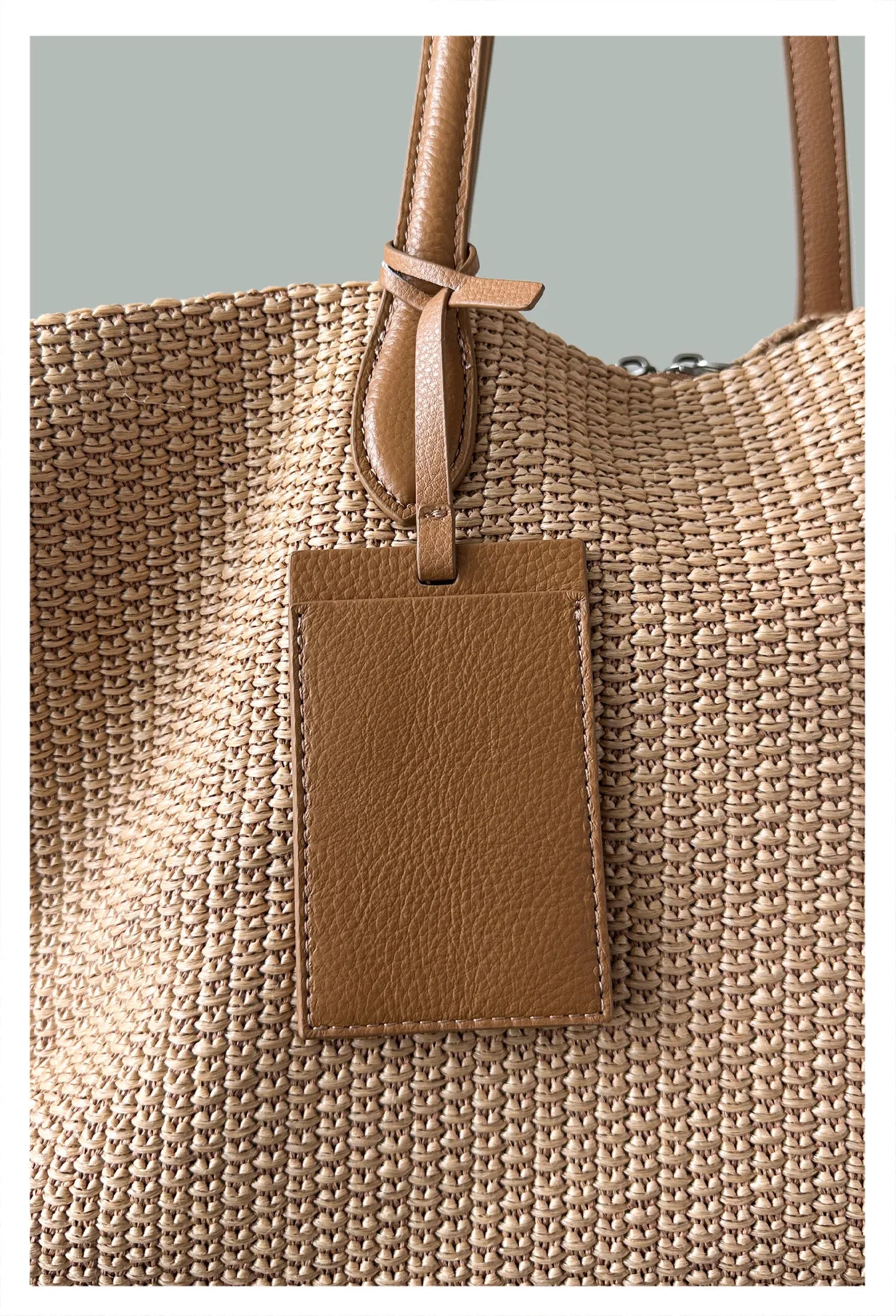 Sac tote cuir – Grande capacité Été