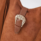 Sac bandoulière  femme – Daim Tissé à franges