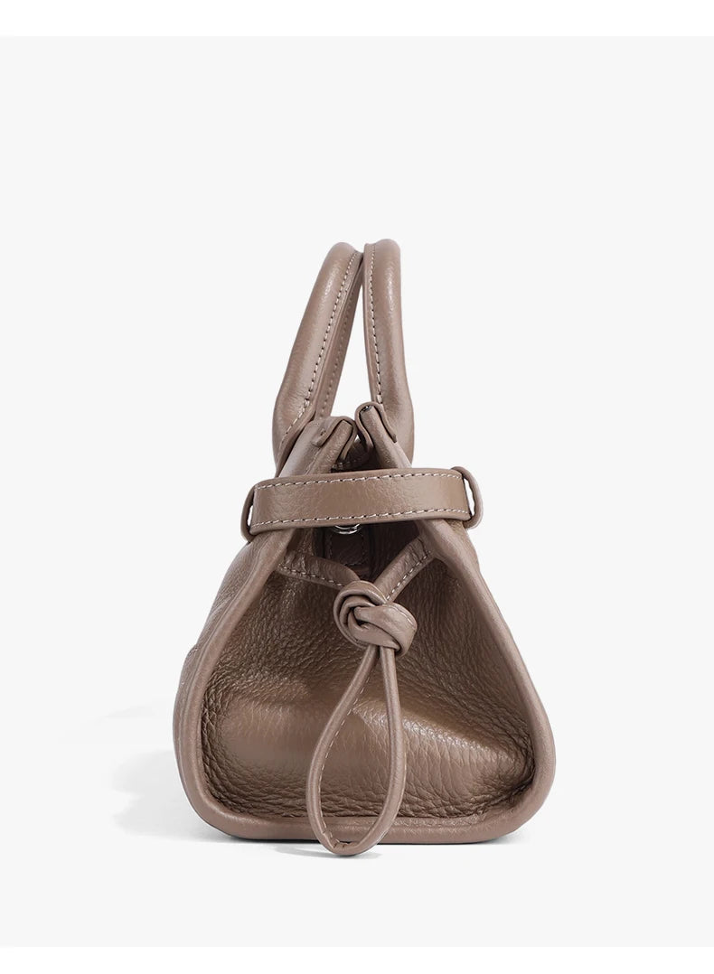 Mini sac bandoulière femme en cuir véritable – 28,5 × 16 × 12 cm
