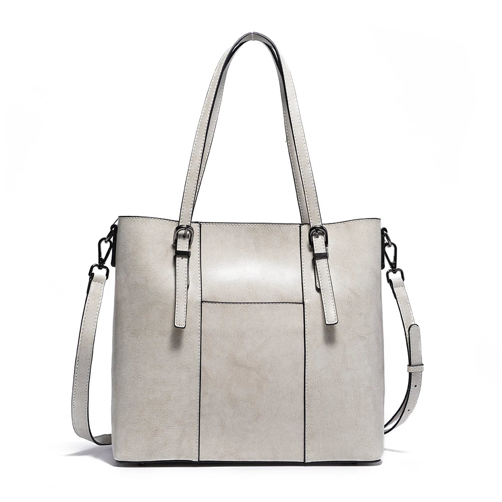 Sac  à main Tote cuir véritable Femme – Compartiment Ordi & Voyage