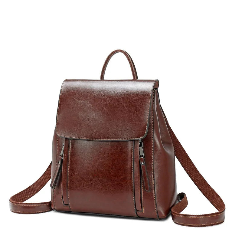 Sac à Dos Cuir Véritable 3-en-1 Convertible
