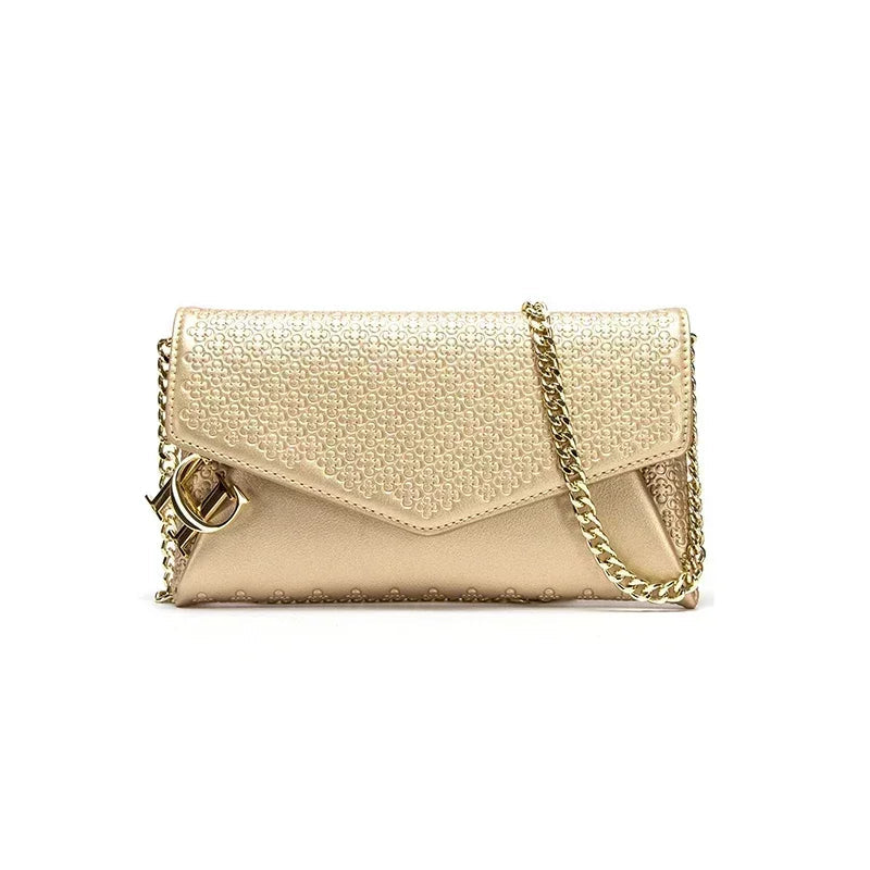 CH Brand Designer Exclusive Women's Handbag Party 2025 New Luxury Vintage Classic Design High-quality Women's Clutch Bag MYNELIA