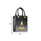 Sac bandoulière femme rigide à visage en relief 3D – TPU