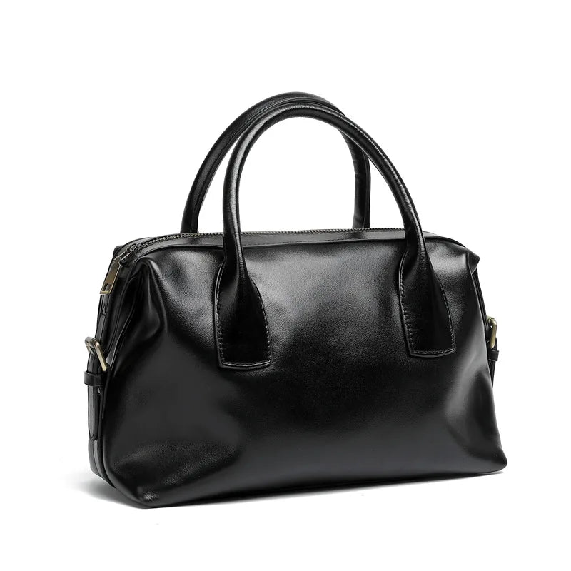 Sac Bowling Pillow Cuir Souple Fashion – Grande Capacité