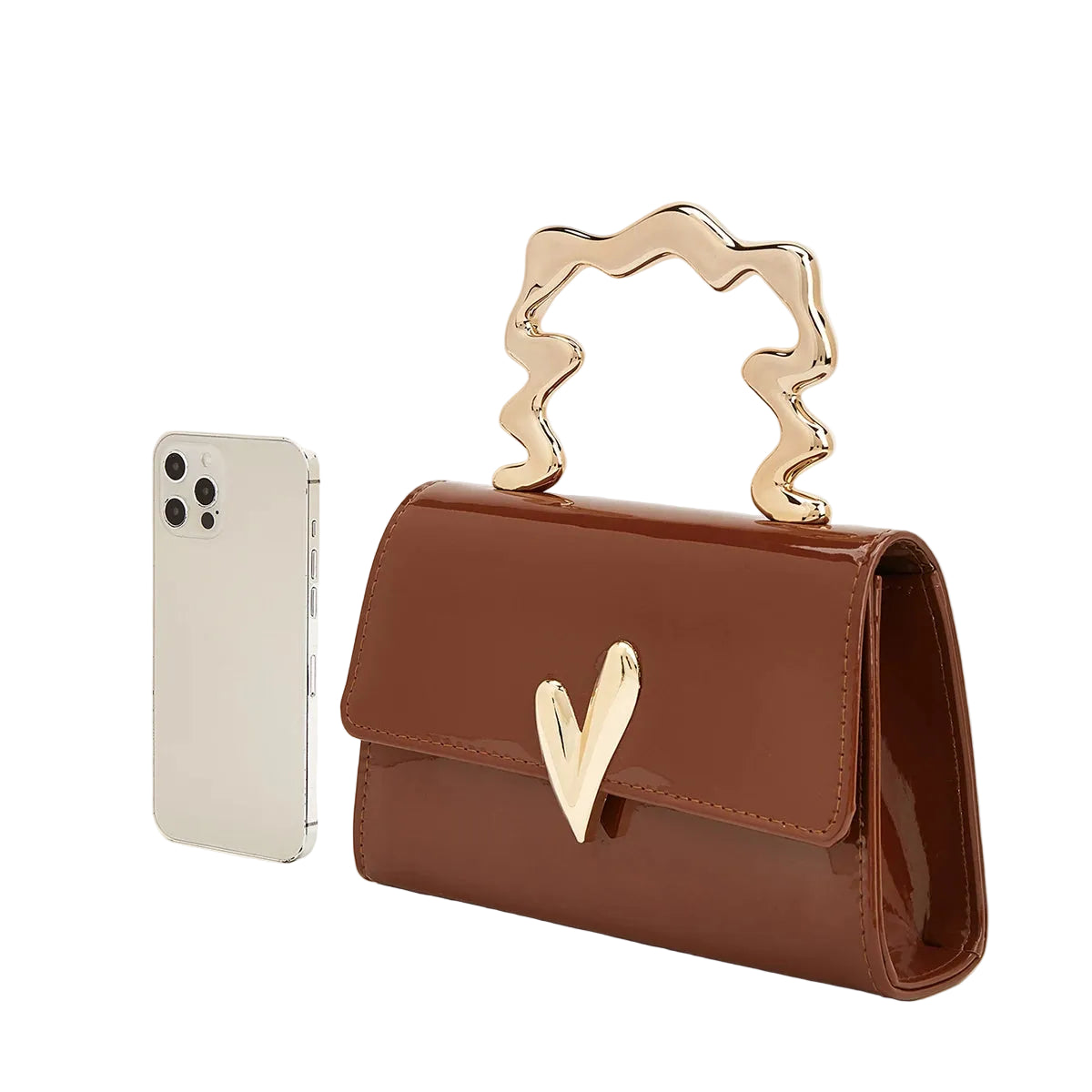 Sac Rectangulaire PU Soirée Croisé Double Usage