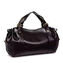 Sac à main en simili cuir souple plissé grande capacité. MYNELIA