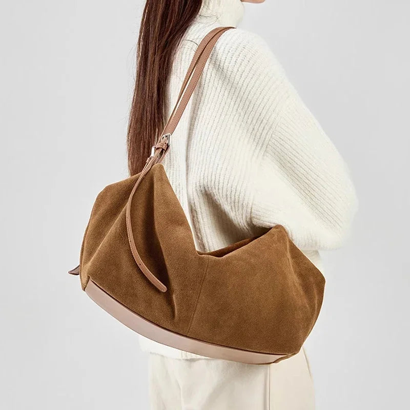 Sac bandoulièere femme en cuir de vache – Style Vintage Casual MYNELIA
