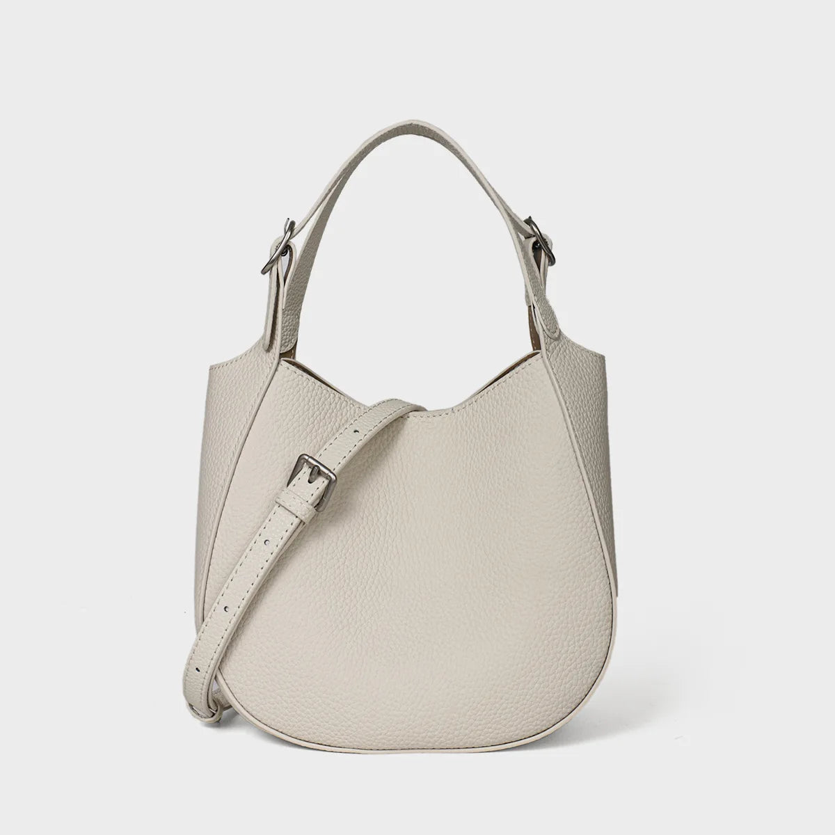Sac seau cuir véritable  – Initiales Personnalisées