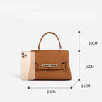 Sac en Cuir véritable Rigide Doublure Coton