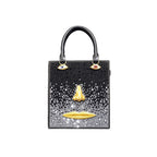Sac bandoulière femme rigide à visage en relief 3D – TPU