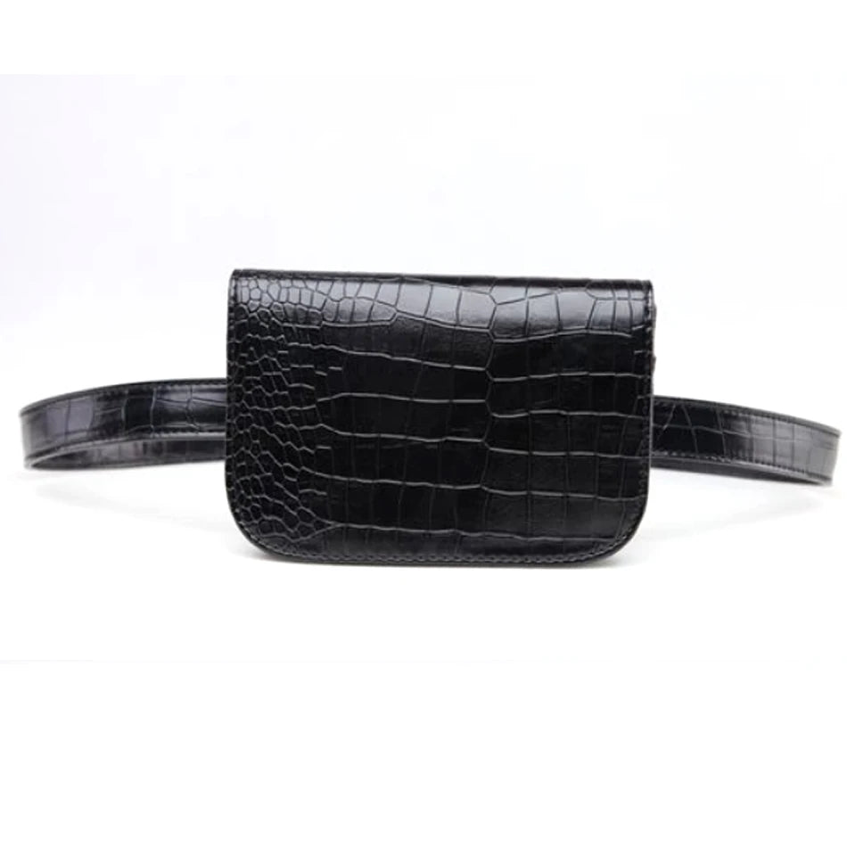 Sac banane en cuir PU – Forme coussin, Style vintage