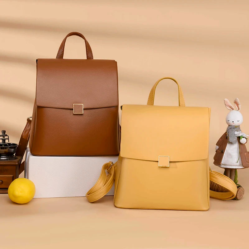 Sac à dos femme en Cuir Synthétique – Léger, Coloré & Quotidien MYNELIA