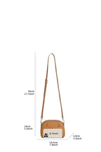 Mini sac coquille femme en cuir de vache véritable – 18 × 6 × 14 cm