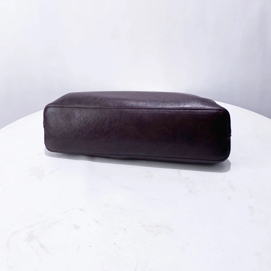 Sac Tote  en cuir PU– Style Vintage Luxe