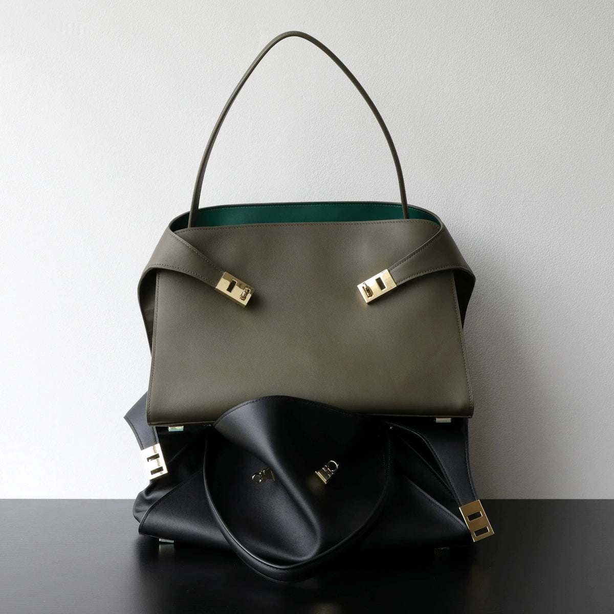 Sac Tote en Cuir  Véritable Appliqués Déco