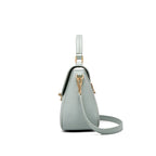 Sac tote fuir véritable fait main – Kaki & Bleu