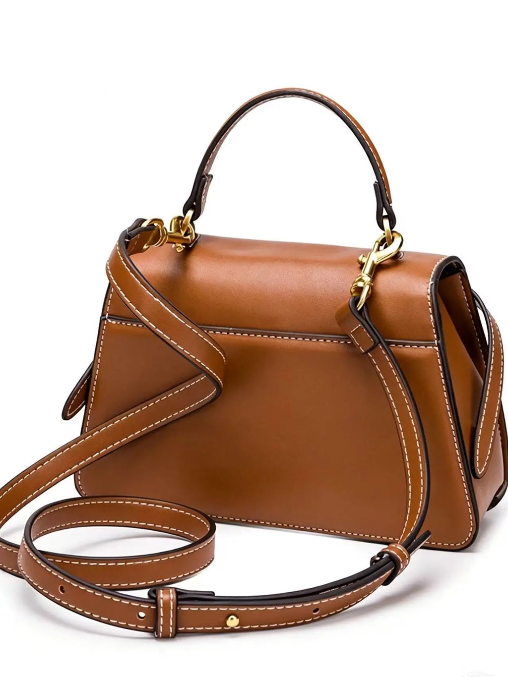 Sac à main  cuir PU  Femme – Boucle cadenas & Zip