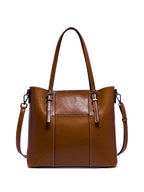 Sac  à main Tote cuir véritable Femme – Compartiment Ordi & Voyage